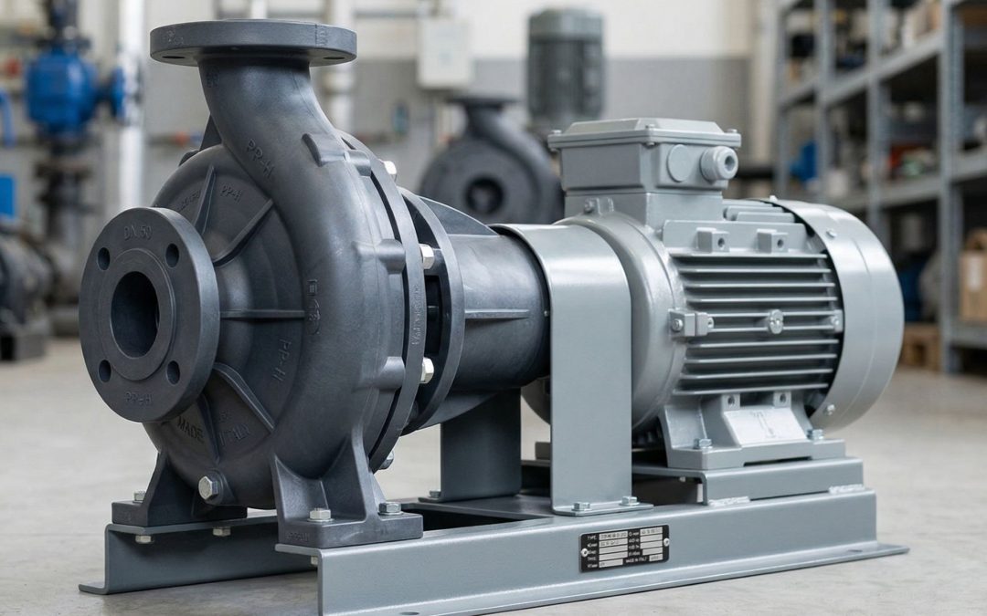 Calcolo della Prevalenza e Portata: Come Dimensionare una Pompa Centrifuga per Fluidi Corrosivi