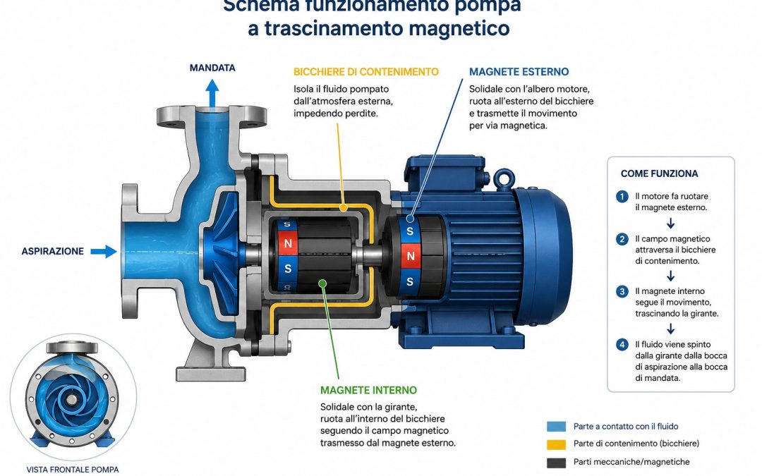Pompe a Trascinamento Magnetico: Come Funzionano e Quando Sceglierle